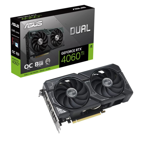 SVGA ASUS Geforce RTX 4060 TI DUAL 8GB GDDR, DUAL-RTX4060TI-O8G