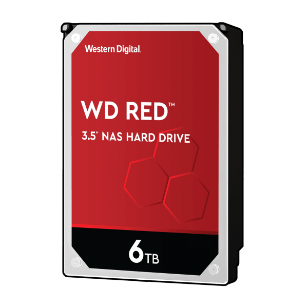 HDD WD 6TB 256MB WD60EFAX Red for NAS Recertified