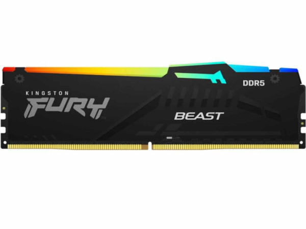 Memorija KINGSTON 16GBDIMMDDR56400MHzCL32FURY Beast RGB XMP' ( 'KF564C32BBA-16' ) 