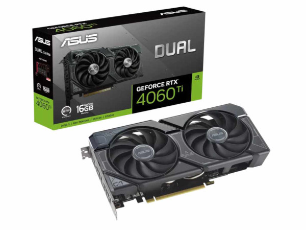 Grafička karta ASUS DUAL-RTX4060TI-16G NVD16GBGDDR6128bitcrna' ( 'DUAL-RTX4060TI-16G' ) 