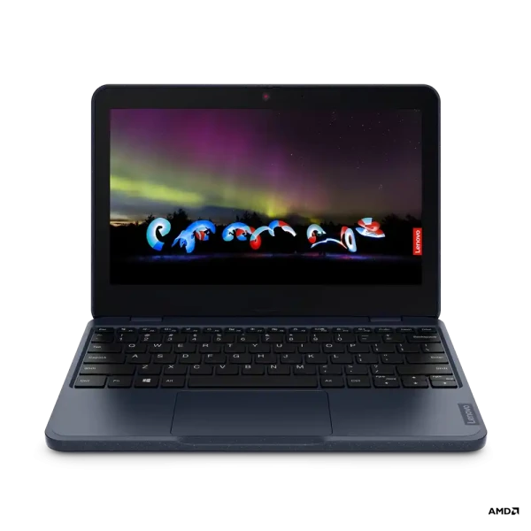 Laptop Lenovo 100w Gen 3 11.6 HD 1366x768AMD 3015e4GB int64GB eMMCUSB-CWin11 Edu