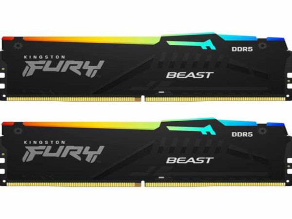 Memorija KINGSTON FURY BEAST KF560C36BBEAK264 64GB(2X32GB)DIMMDDR56000MHzcrna' ( 'KF560C36BBEAK2-64' ) 