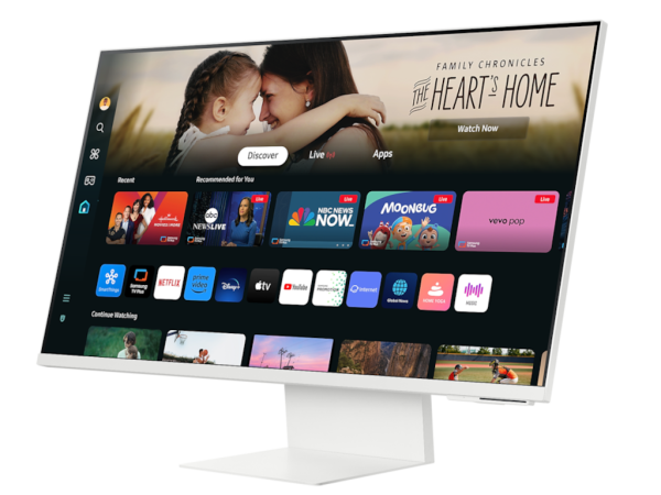 Monitor SAMSUNG LS32DM801UUXDU 32''VA3840x216060Hz4ms GtGHDMI,USBkamerazvučnicismartbela' ( 'LS32DM801UUXDU' ) 