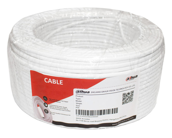 DAHUA PFM941I-RG59N21-100 Koaksijalni kabl sa naponskim kablom 100m