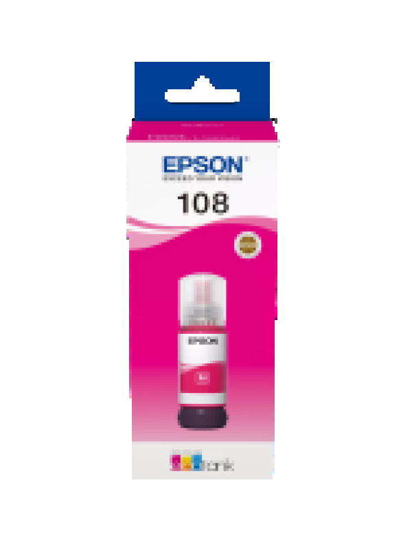 108 EcoTank Magenta ink bottle ( C13T09C34A ) 