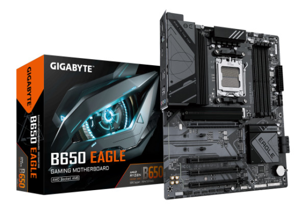 AMD AM5, B650 Chipset, 4x DDR5 with AMD EXPO & Intel XMP Memory Module Support ( B650 EAGLE ) 