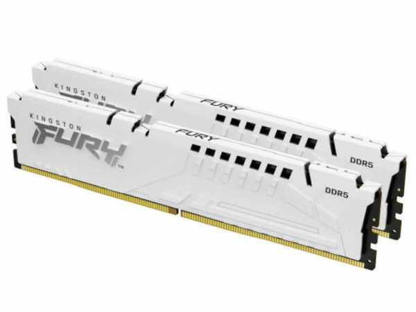 Memorija KINGSTON 64GB(2x32GB)DIMMDDR55200MHzCL36FURY Beast White EXPO' ( 'KF552C36BWEK2-64' ) 