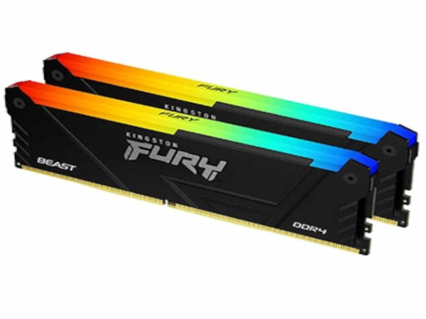 Memorija KINGSTON 64GB(2x32GB)DIMMDDR43200MHzCL16FURY Beast RGB' ( 'KF432C16BB2AK264' ) 