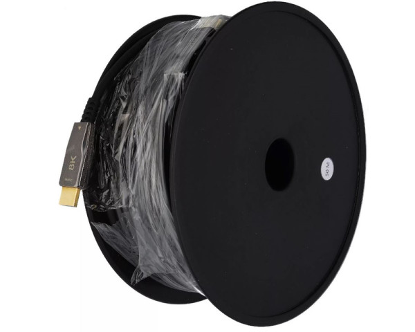 E-GREEN AOC Opticki Kabl HDMI 2.1 MM 50m crni 8K60Hz 48 Gbp