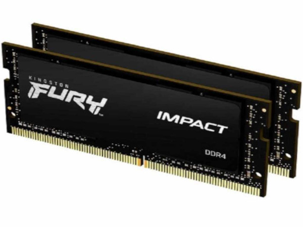 Memorija KINGSTON 32GB(2x16GB)SODIMMDDR43200MHz1Rx8CL20FURY Impact' ( 'KF432S20IBK232' ) 