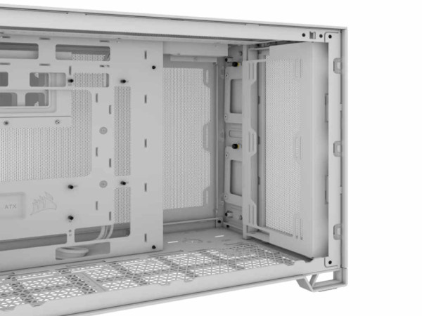 Kućište CORSAIR 2500D AIRFLOW Mid-TowerATXkaljeno staklobez napajanjabela' ( 'CC-9011264-WW' ) 