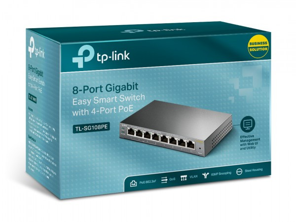 Switch TP Link TL-SG108PE 8-port 1010010004PoEMetal