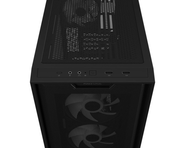 ASUS A21 PLUS TG ARGB micro-ATX kućište crno