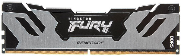 DDR5 24GB 8400MT/s [FURY RENEGADE], Non-ECC CUDIMM (Clocked), CL40 1.45V, 288-pin 1Rx8, Silver/Black, w/Heatsink, XMP ( KF584CU40RS-24 ) 