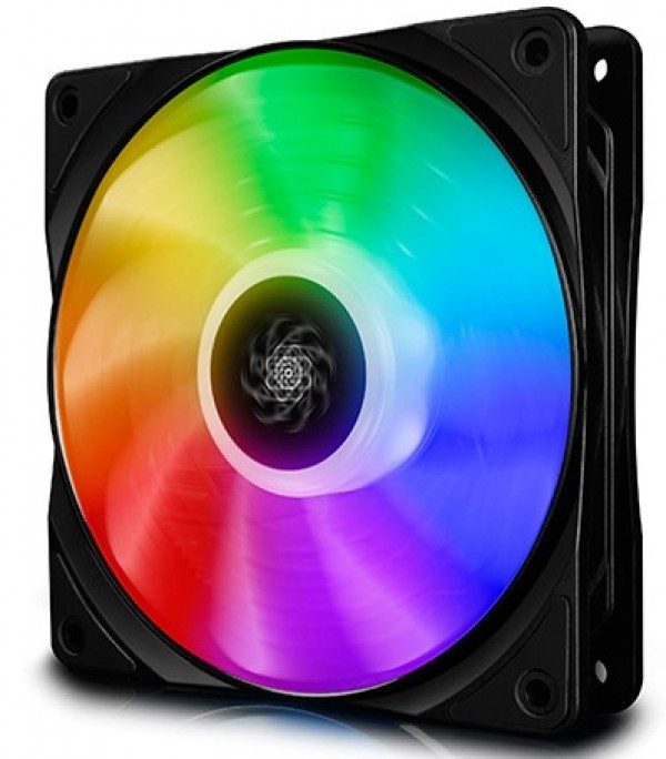 DeepCool CF120 RGB 120x120x25 ventilator Hydro Bearing 500-1500RPM 56CFM 18-27db (FO)