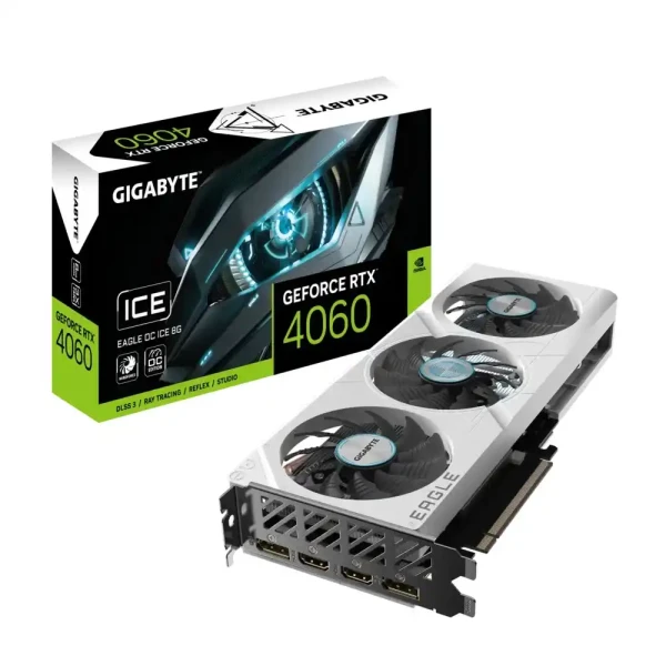 Graficka karta Gigabyte GeForce RTX 4060 GV-N4060EAGLEOC ICE-8GD