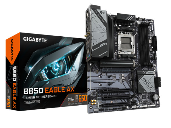 AM5, B650 Chipset, 4x DDR5 AMD EXPO and Intel XMP Memory, Wi-Fi 6E 802.11ax and GbE LAN ( B650 EAGLE AX ) 