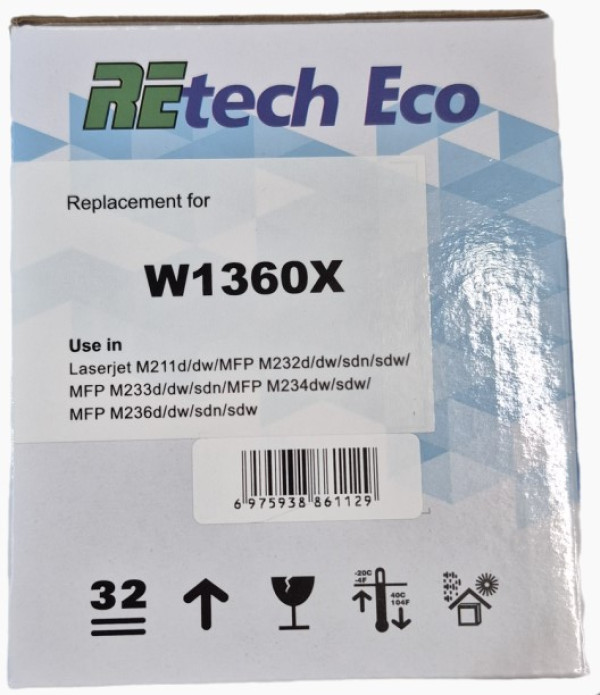 Toner Retech 136X, W1360X M211/M236 zam. kaseta za HP 2.6k (sa cipom)