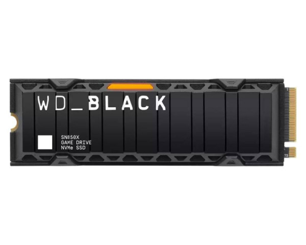 WD 4TB M.2 NVMe SSD Gen4 WDS400T2XHE SN850X Black + Heatsink