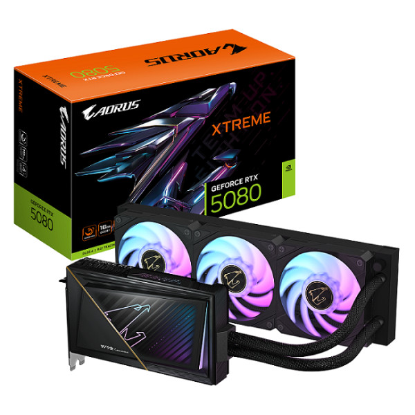 AORUS GeForce RTX 5080 XTREME WATERFORCE 16GB ( GV-N5080AORUSX W-16GD ) 