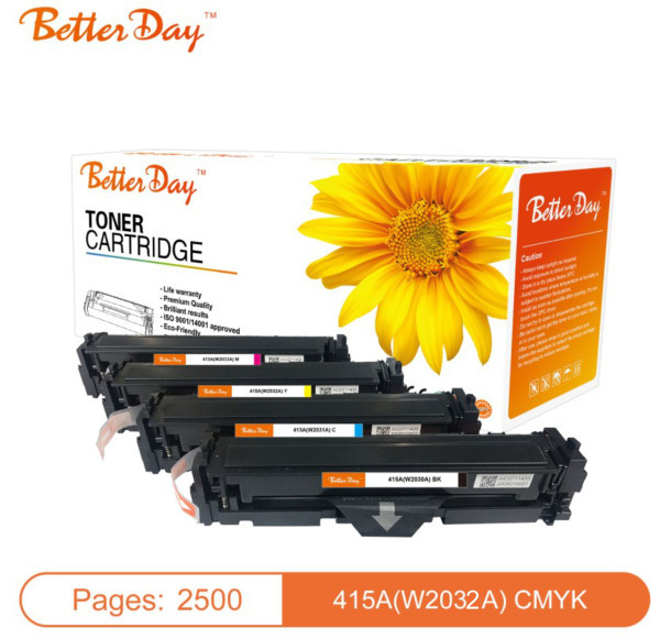Toner BetterDay 415A(W2032A) Y zam. kaseta za HP Yellow 2.5k
