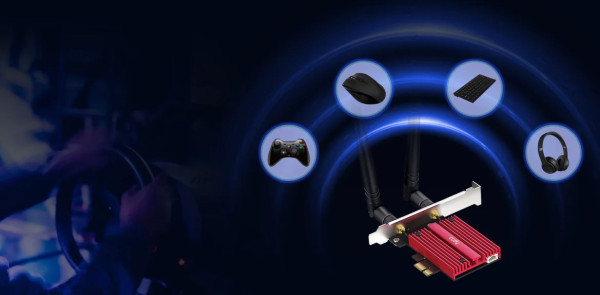 Cudy WE9300 BE9300 Wi-Fi 7 Bluetooth 5.4 PCI-E Adapter V1.0