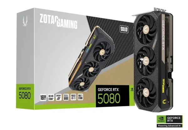 Grafička karta Zotac Gaming Geforce RTX 5080 Solid 16GB DDR7 256 bit 3xDPHDMI