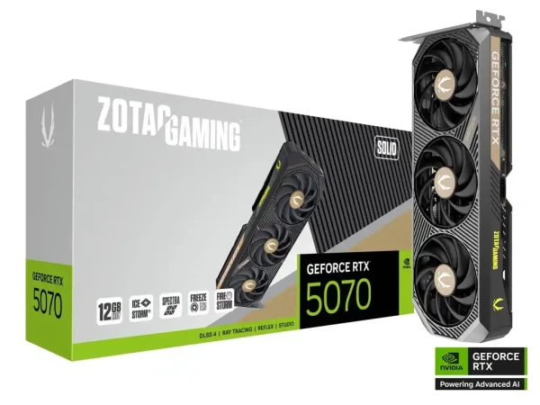 Grafička karta Zotac Gaming Geforce RTX 5070 Solid 12GB DDR7 192 bit 3xDPHDMI