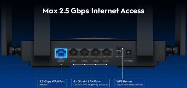 Cudy WR3600H BE3600 2.5G Wi-Fi 7 Router