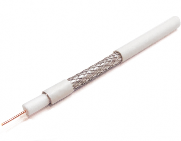 kabl-Koaksialni RG6 CCA outdoor White 100M