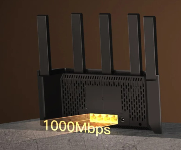 Tenda TX2L Pro Wireless ruter Dual Band Gigabit Wi-Fi 6, OFDMA+MU-MIMO, 4L/1W fixed antenna 5x