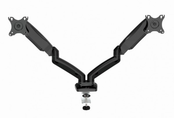 MA-DA2-01 Gembird Podesivi dupli stoni drzac za monitor, tilt,13-27 max.2x7kg