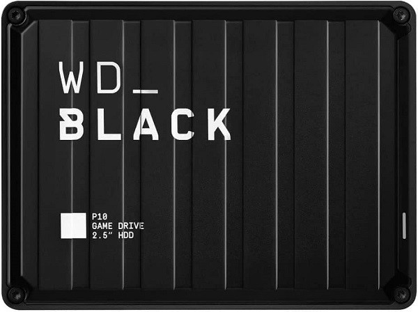 External HDD 2TB, WD_BLACK P10 Game Drive, USB3.2 Gen1, Speeds up to 130MB/s, Black ( WDBA2W0020BBK-WES1 ) 