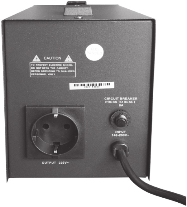 Stabilizator napona SDR-1000VA, relejni