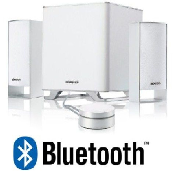 Microlab M-600BT Aktivni drveni zvucnici 2.1 40W RMS(16W,2x12W) BLUETOOTH k-daljinski, 3.5mm