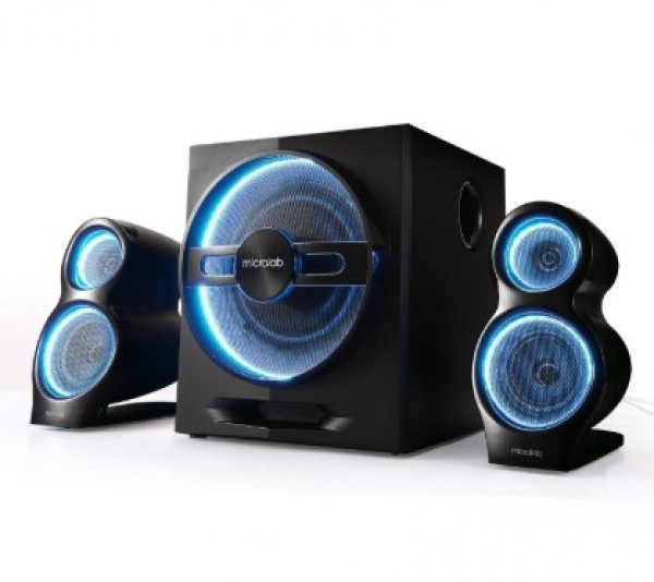 Microlab T10 Aktivni drveni zvucnici 2.1 56W RMS(24W, 2x16W) BLUETOOTH daljinski , 3.5mm