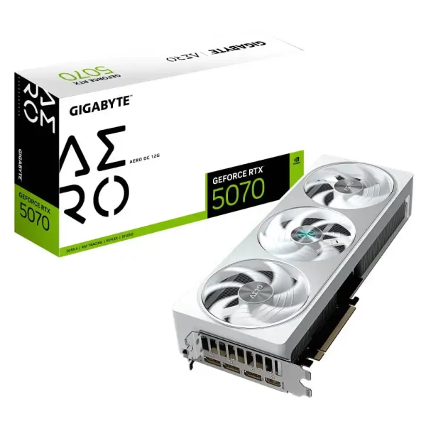 Graficka karta Gigabyte GeForce RTX 5070 Aero OC  GDDR7 12GB 192bit 3xDPHDMI