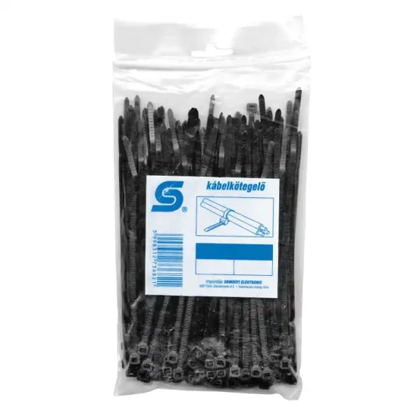 Vezica za kablove 250x 4,8mm Crna CT2504,8B