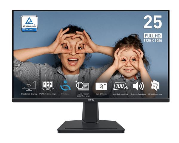 Monitor 25 MSI PRO MP251 FHD IPS 100Hz HDMIVGA