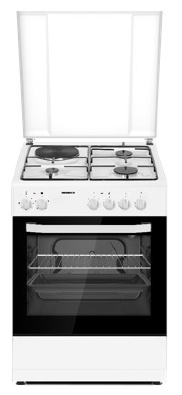 Kombinovani štednjak HEINNER HFSC-S56E1HSWH 1xstruja3xGas50cm