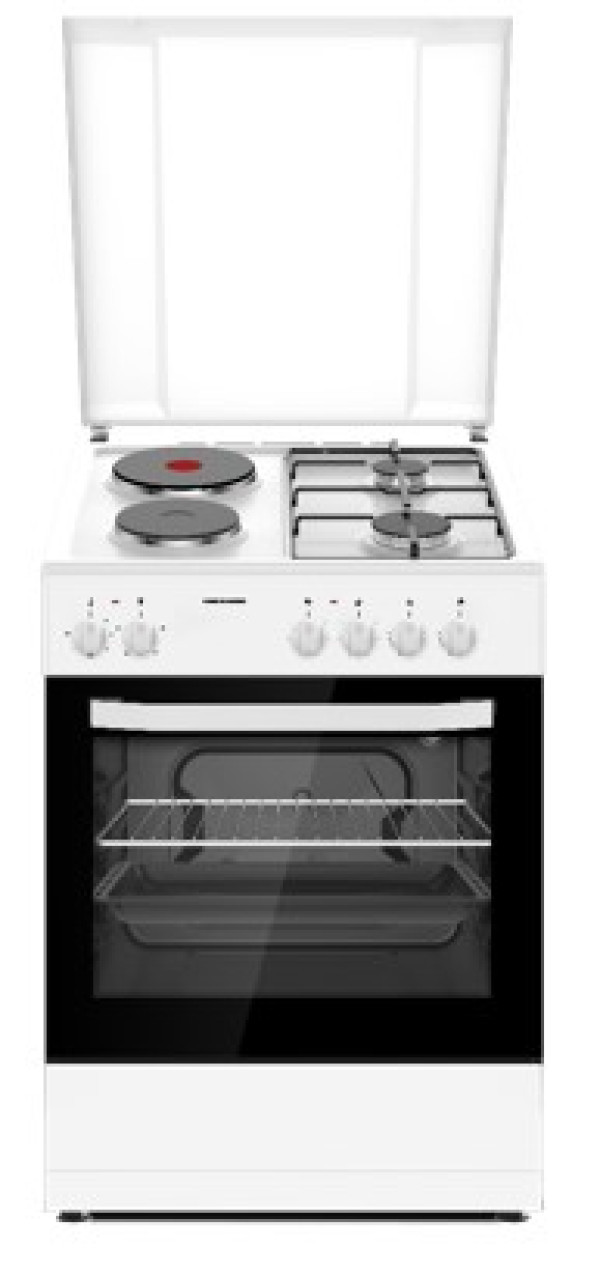 Kombinovani štednjak HEINNER HFSC-S60E2HSWH 2xstruja2xGas60cm