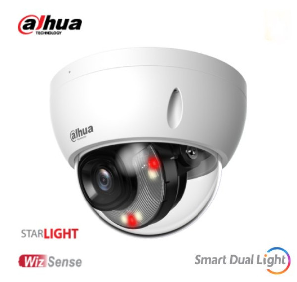 Dahua kamera IPC-HDBW2249E-S-IL-0280B AI IP 2MP 2.8mm ANTI-VANDAL KAMERA SA HIBRIDNIM ILUMINATORIMA
