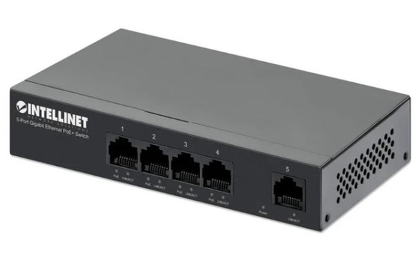 INT 5-Port Gigabit PoE+ 40W Switch
