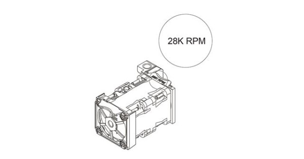 SRV DOD LN FAN 1U Performance Fan Option