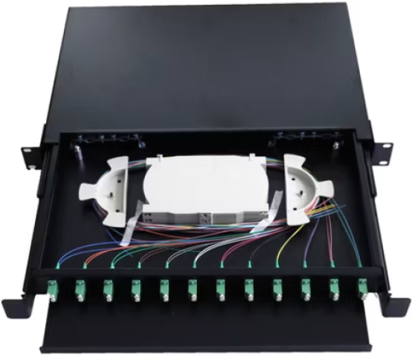 Opti?ki patch panel ExeLink sa 12 konektora SC/APC za rek orman