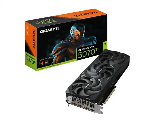 Graficka karta Gigabyte GeForce RTX 5070 Ti WINDFORCE 16G256bit rev1.0