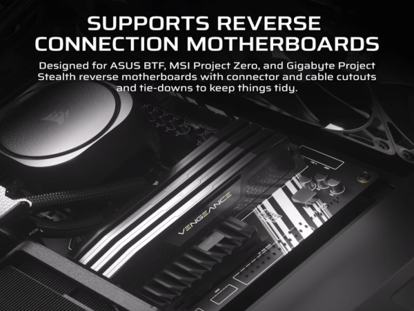 Kucište CORSAIR FRAME 4000D RS Mid-TowerATXkaljeno staklobez napajanjacrna' ( 'CC-9011312-WW' ) 