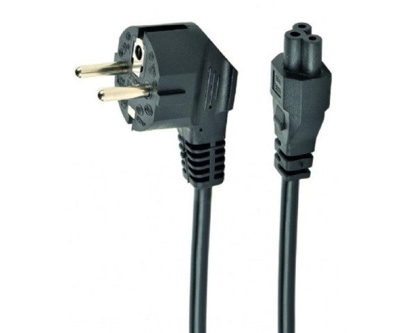 E-GREEN Kabl naponski za laptop - Detelina, premijum 3x1.5mm, 1.8m crni