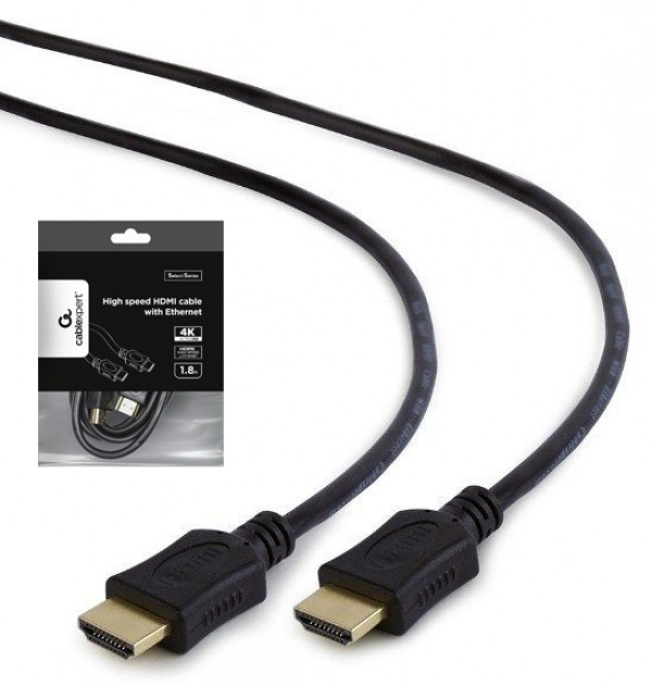 CC-HDMI4L-6 Gembird HDMI  kabl v.2.0 ethernet support 3D/4K TV 1.8m