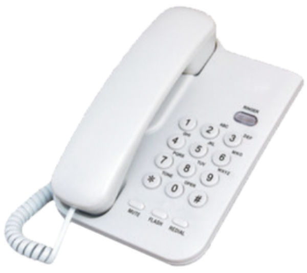 ST100 Telefon analogni, stoni, beli